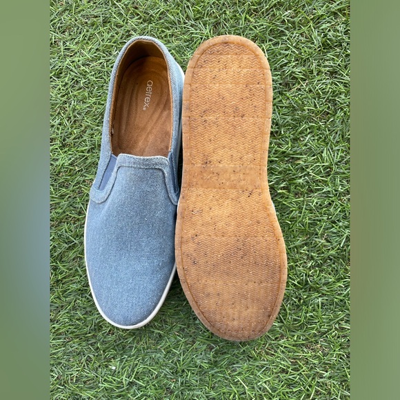 Aetrex Denim Cameron Slip On Sneakers Sz(8.5) - Picture 7 of 7